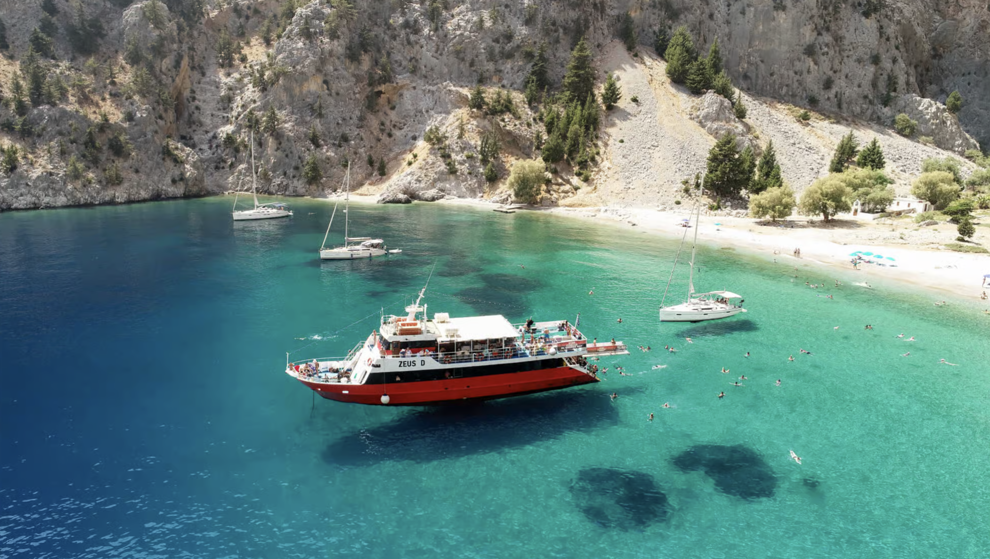 From Rhodes: Cruise to Symi Island and Saint George's Bay